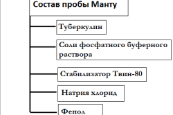 Состав пробы Манту